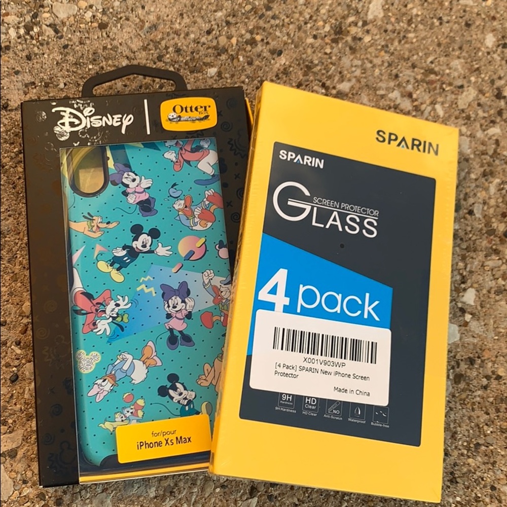 Otterbox IPhone XS Max Case/Glass Protector Bundle